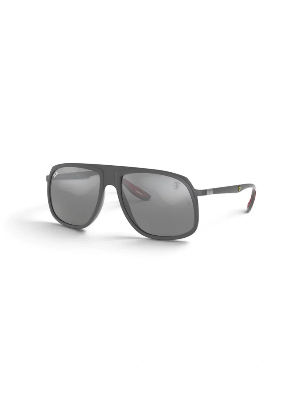 Ray-Ban RB4308M Scuderia Ferrari Matte Grey Mirror Sunglasses RB4308M F6266G 57